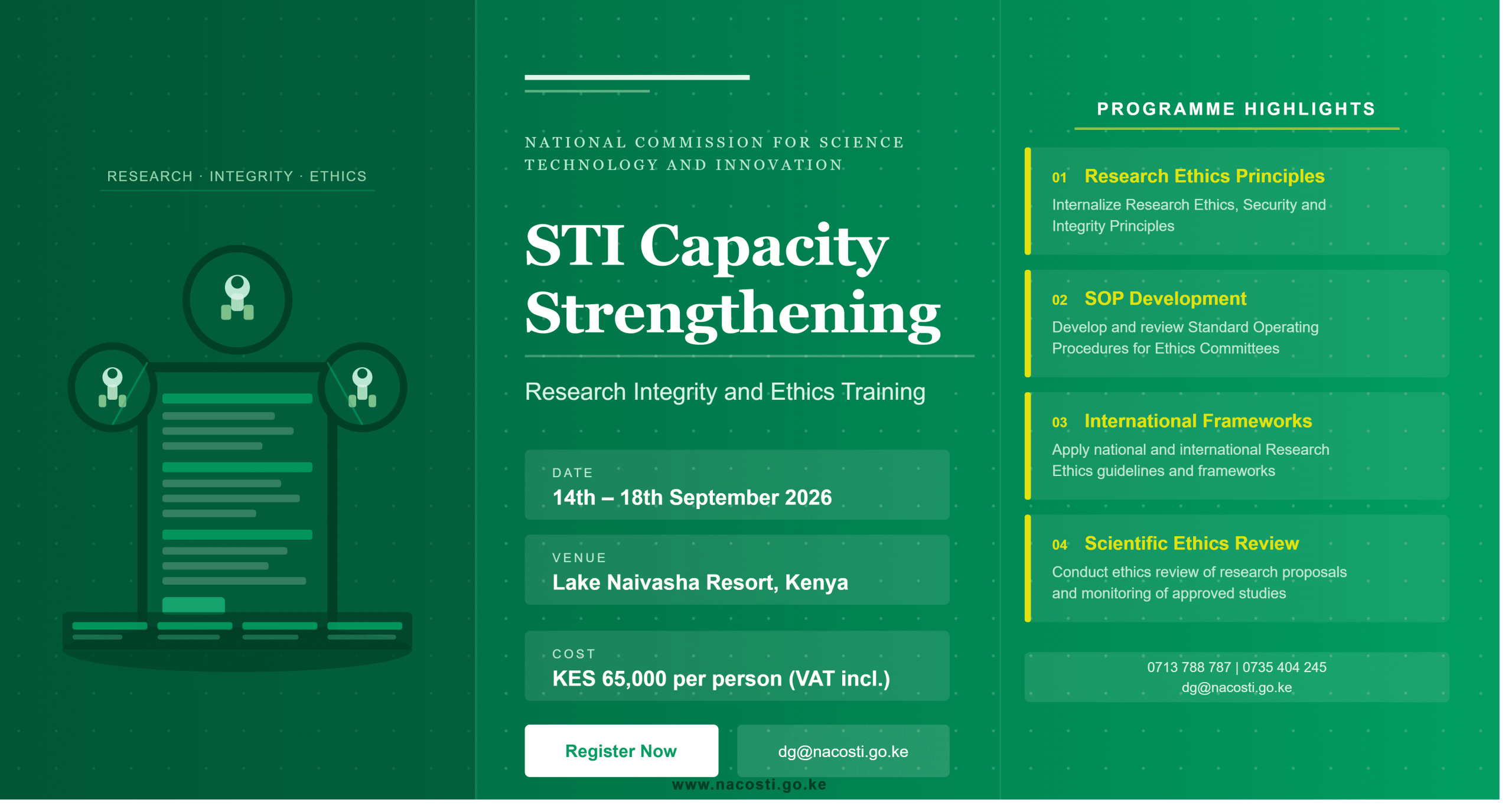 STI Capacity Strengthening: Research Ethics and Integrity Training
